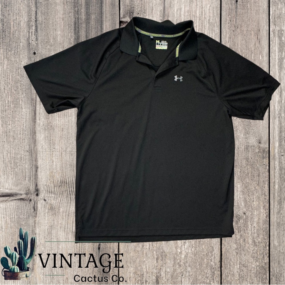 UNDER ARMOUR CATALYST LOOSE FITTING HEAT GEAR POLO - MENS